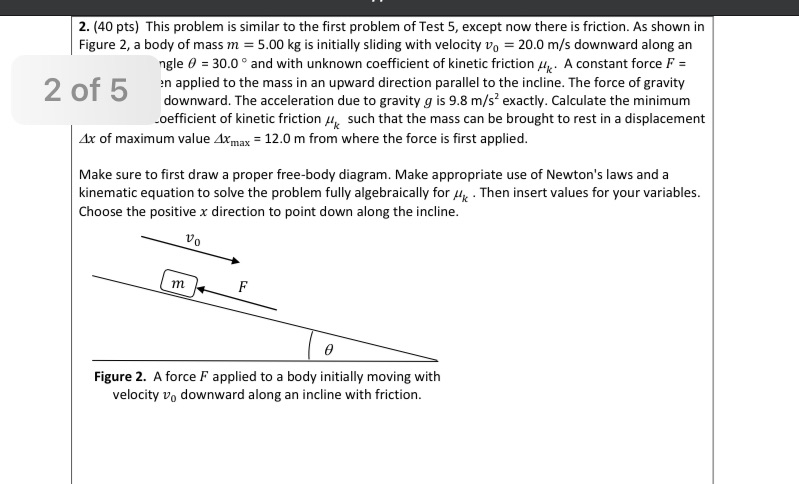 2. (40 pts) This problem is similar to the first problem