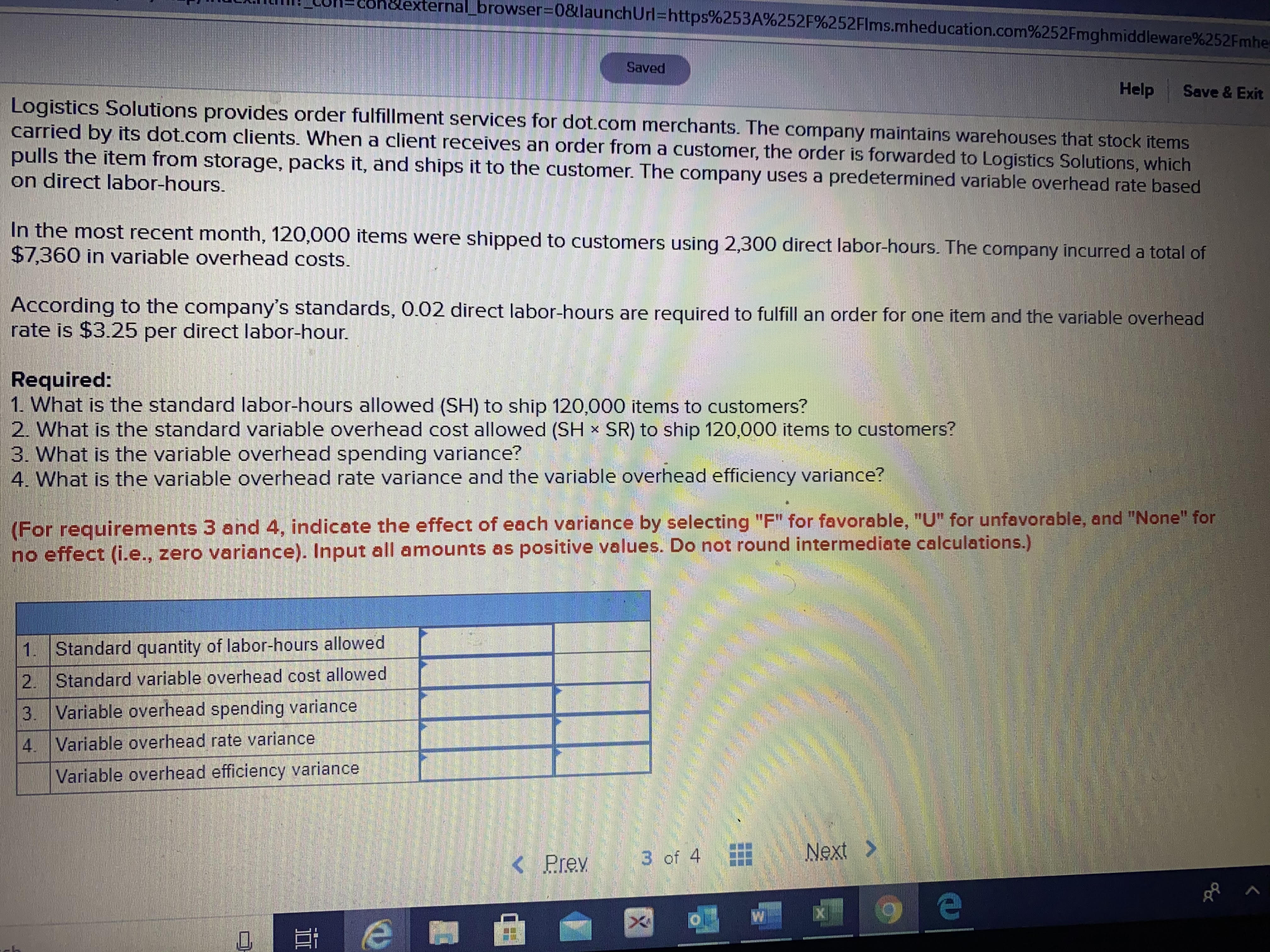 provides order fulfillment services for dot.com merchants. The company maintains warehouses that