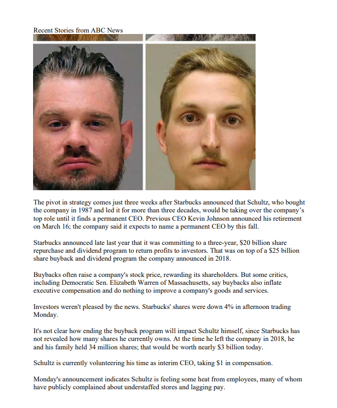 bought the company in 1'38\":I and led it for more than three