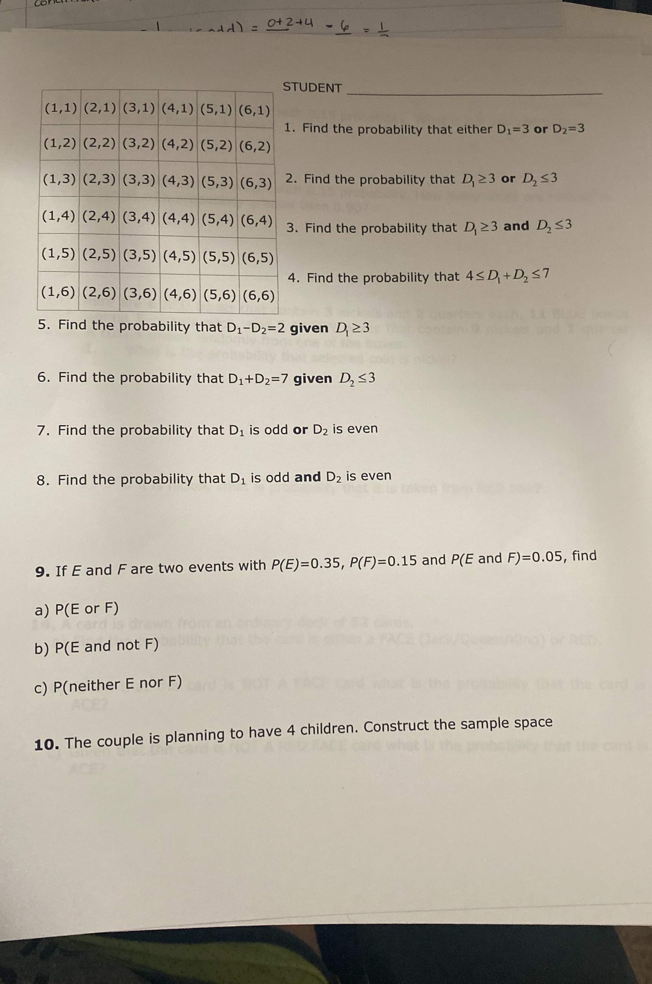 I need help with the first thre questions please add ) =