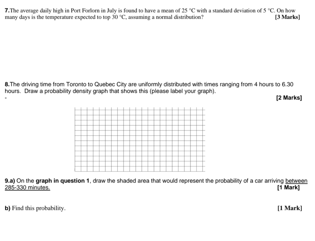 following a normal distribution. What is the probability that a given student