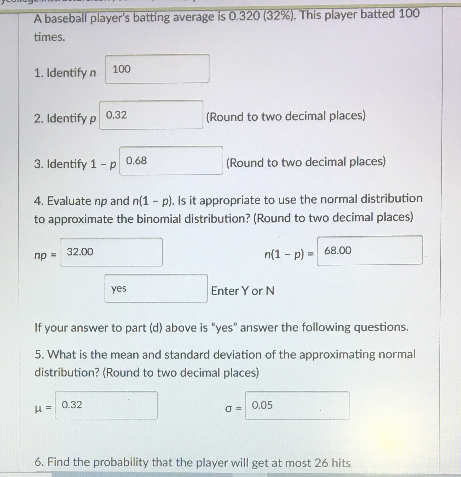 (Round to two decimal plans) 7 1 - p (Round to
