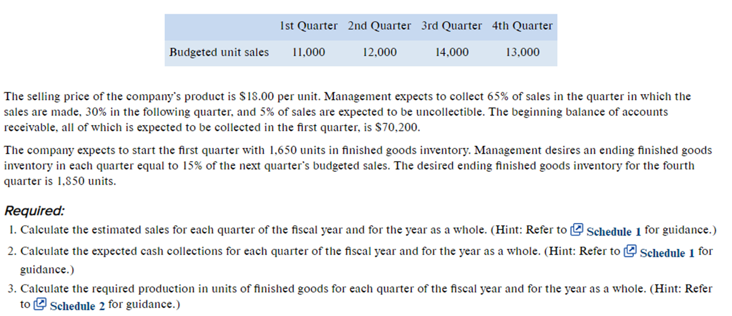 $ 2,000,000 10 11 70% 30% 12 Schedule of Expected Cash Collections