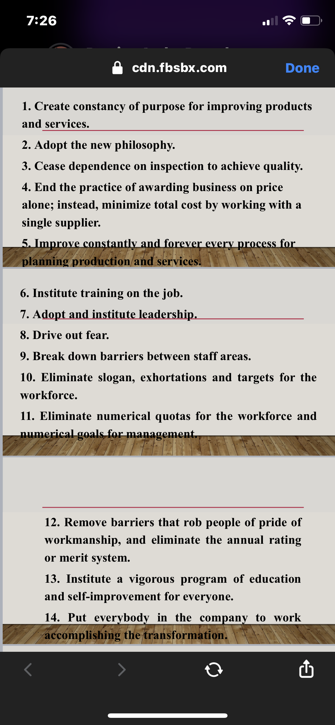 Learnings and Insights?-your Critiques?-your Applications? 7:26 & cdn.fbsbx.com Done 1. EVOLUTION OF