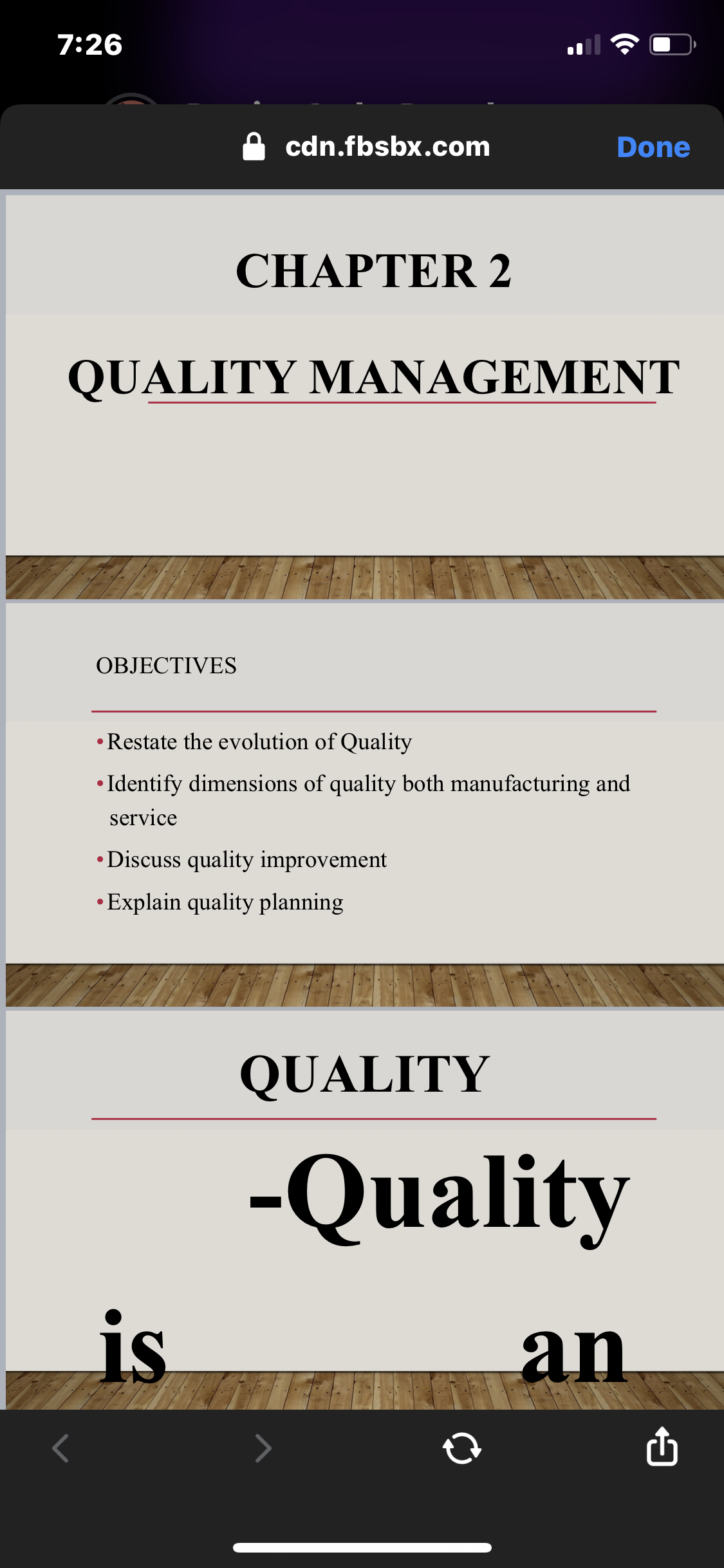 to carry out the operational jobs, like manufacturing. QUALITY GURUS Joseph M