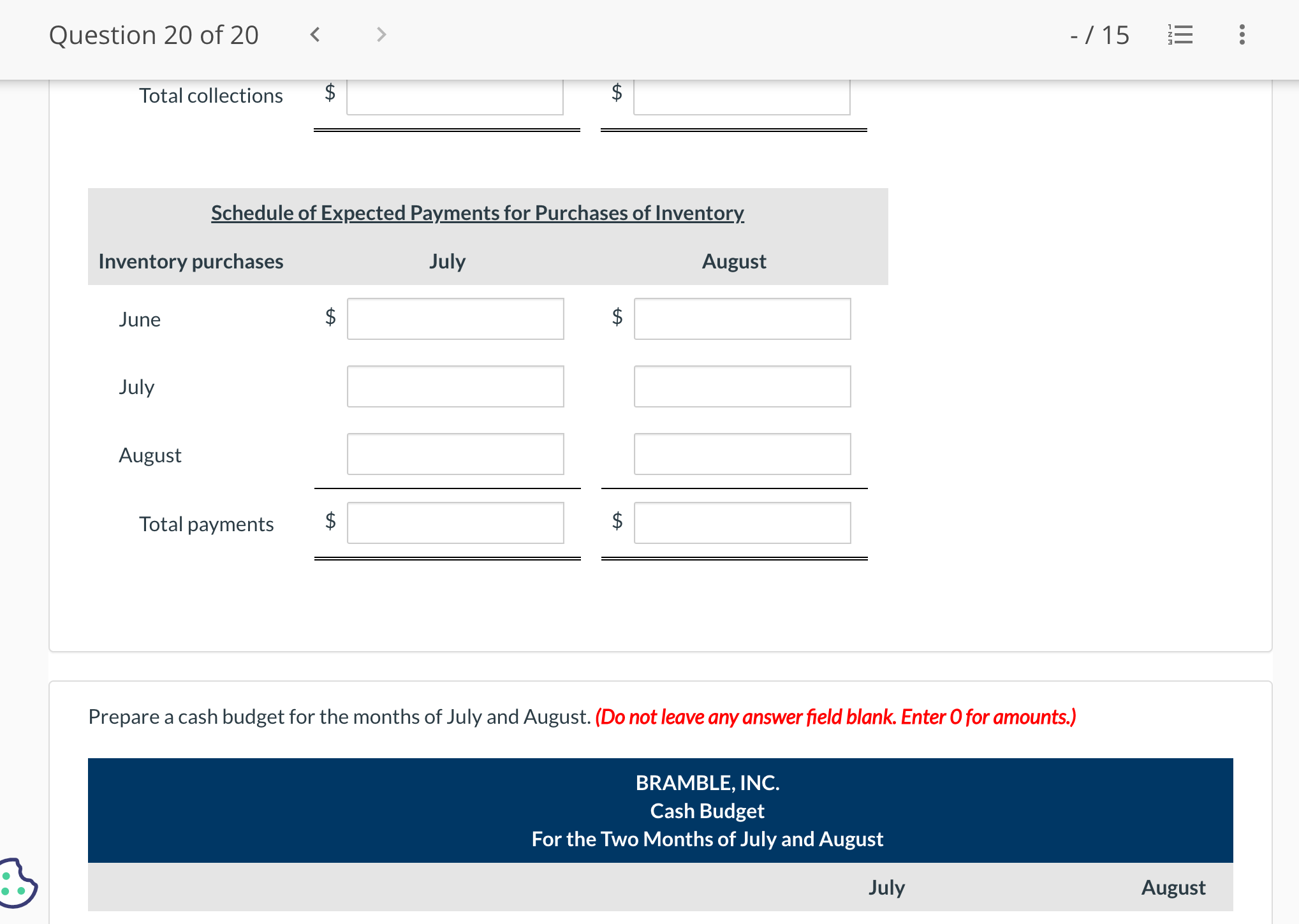 account with 50% is paid in the month of purchase and 50%