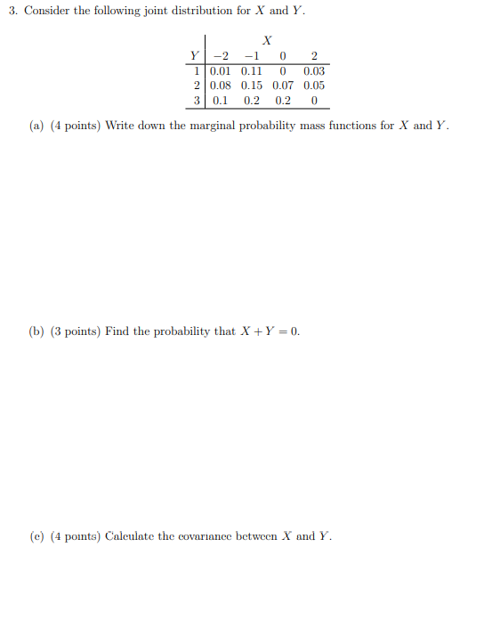 I am not sure how to solve this problem. 3. Consider the