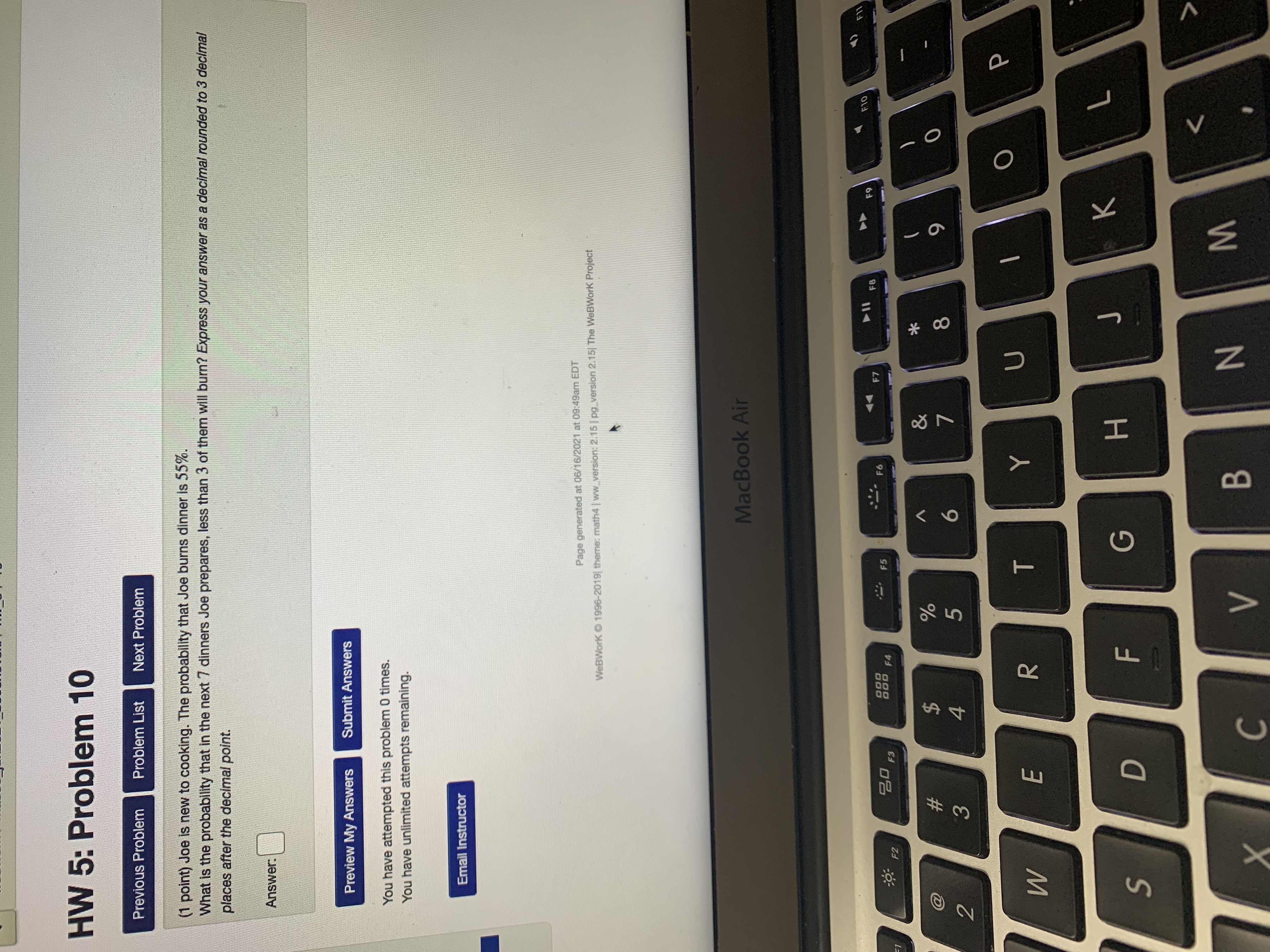  HW 5: Problem 11 Previous Problem Problem List Next Problem (1