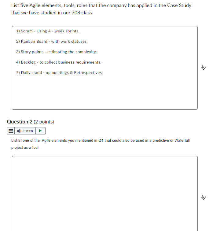 in the Case Study that we have studied in our THE class.