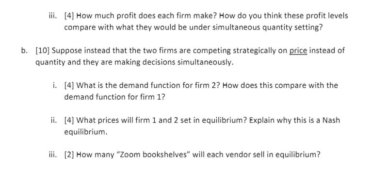 each rm make? How do you think these profit levels compare with