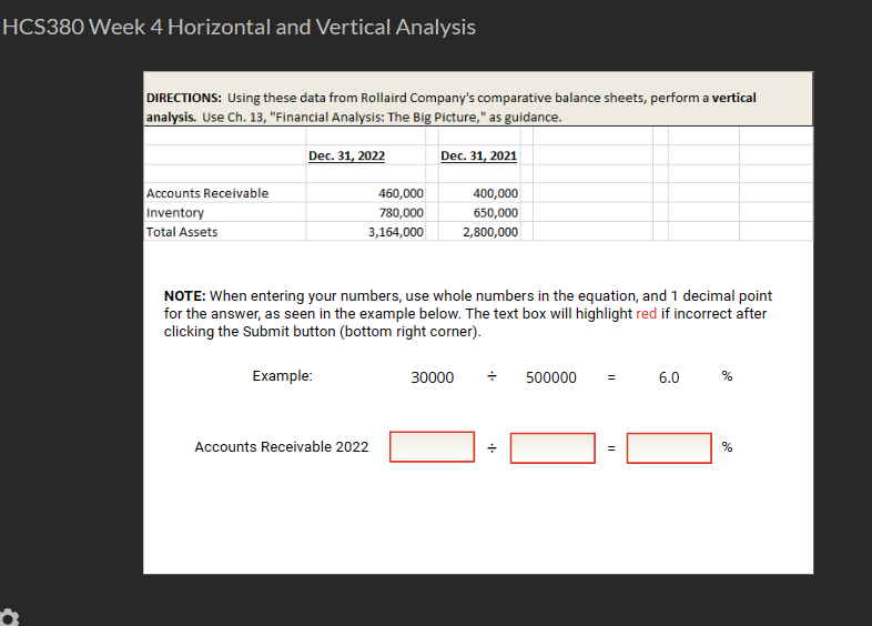 from Rollaird Company's comparative balance sheets, perform a vertical analysis. Use Ch.