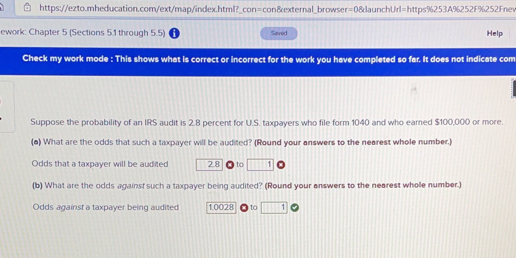 4-3 question 2 https://ezto.mheducation.com/ext/map/index.html?_con=con&external_browser=0&launchUrl=https%253A%252F%252Fnev ework: Chapter 5 (Sections 5.1 through 5.5) Saved