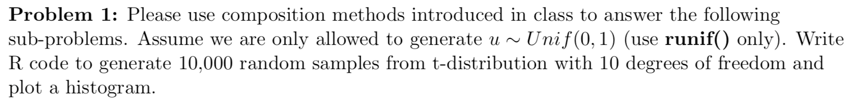 in class to answer the following subproblems. Assume we are only allowed