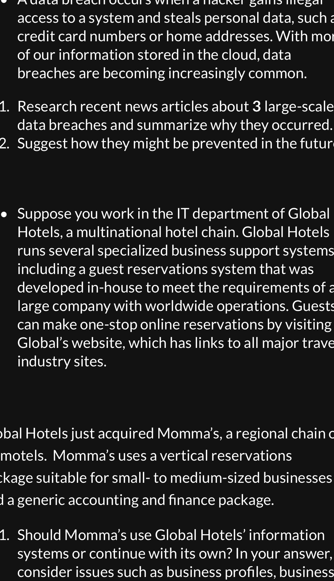  access to a system and steals personal data, such . credit