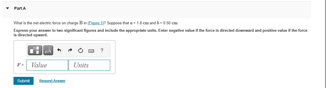 0.50 cm. Express your answer to two significant figures and include the