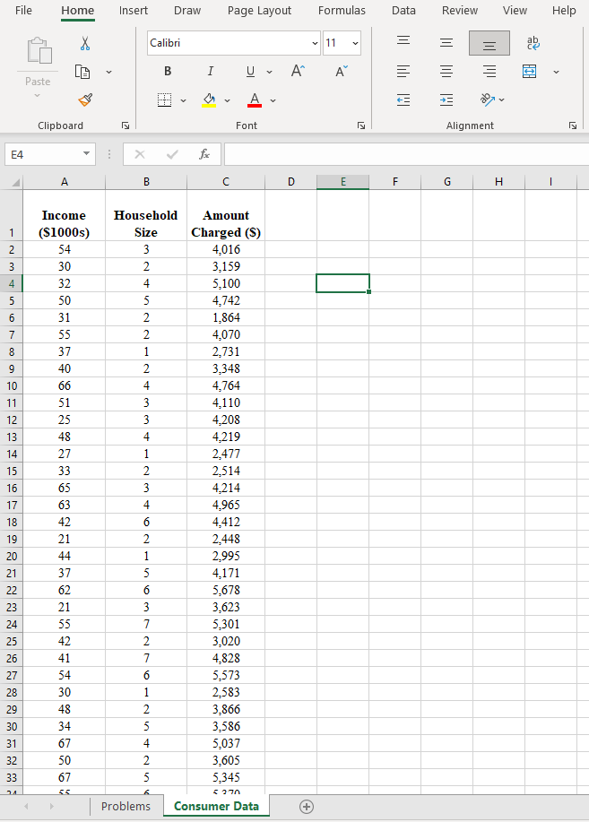 Font Alignment E4 X V A B C D E F G