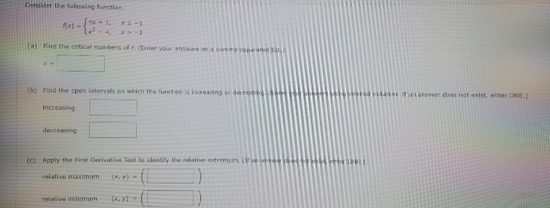Please solve this problem. Thank you very much! Consider the following function.