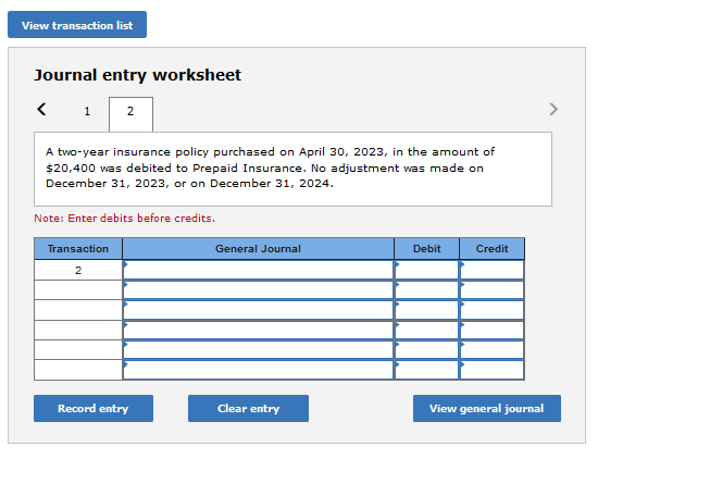 2023. The errors are described as follows: 1. Beginning Inventory on January