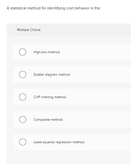 cost? Multiple Chcrice 0 Manager salaries Insurance Direct materials Fa HOW rent
