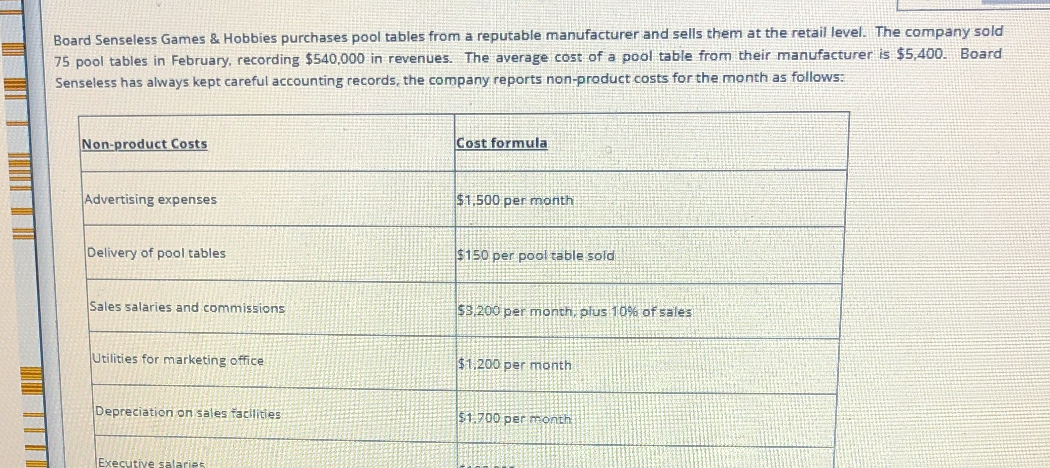 Board Senseless Games & Hobbies purchases pool tables from a reputable