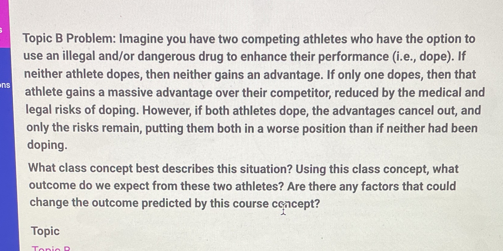 Can someone help me answer this question with 100-300 words using course