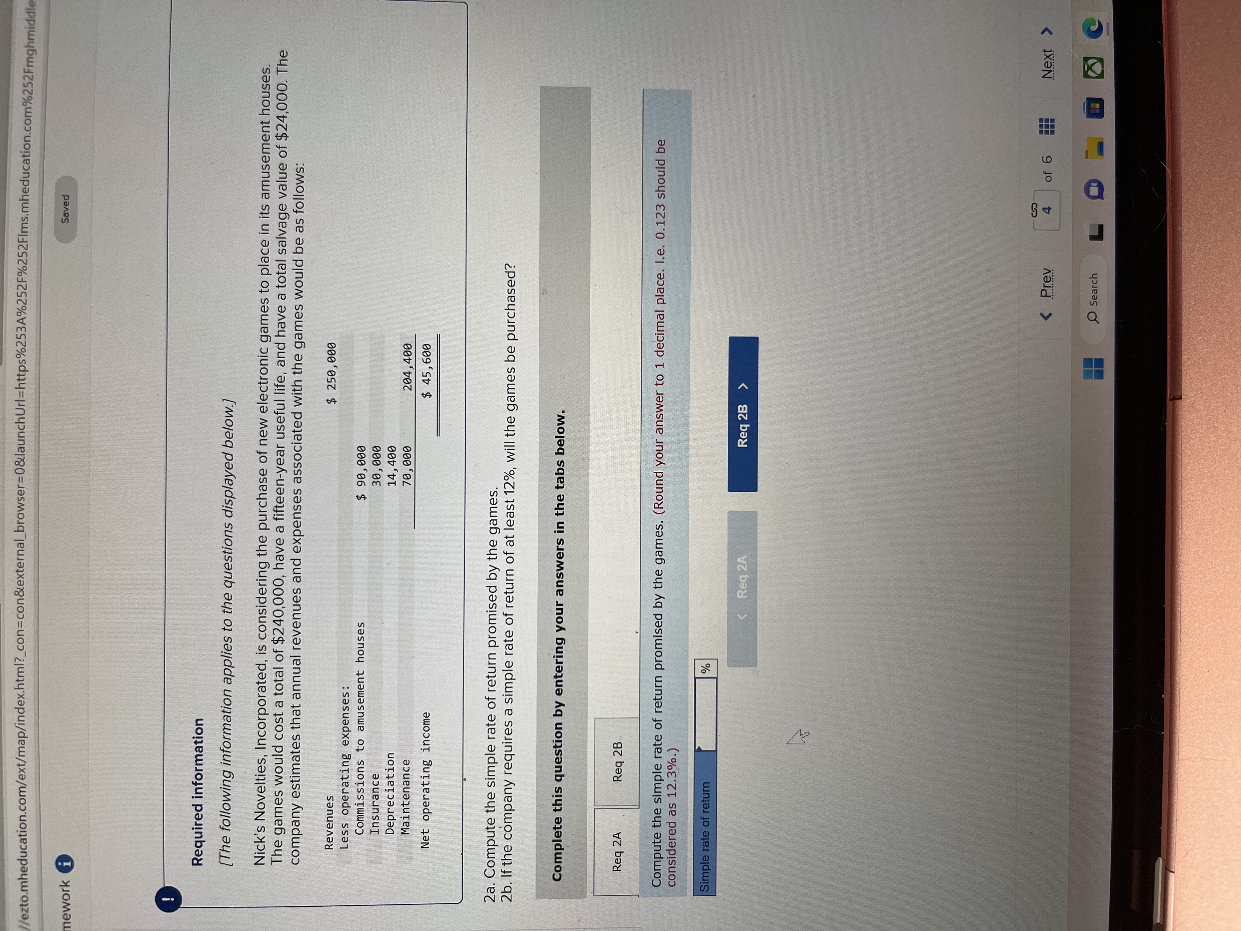 information applies to the questions displayed below.] Nick's Novelties, Incorporated, is considering