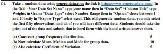 Take a random data using generatdatehimk is https://www.generatedata.com/. In the field