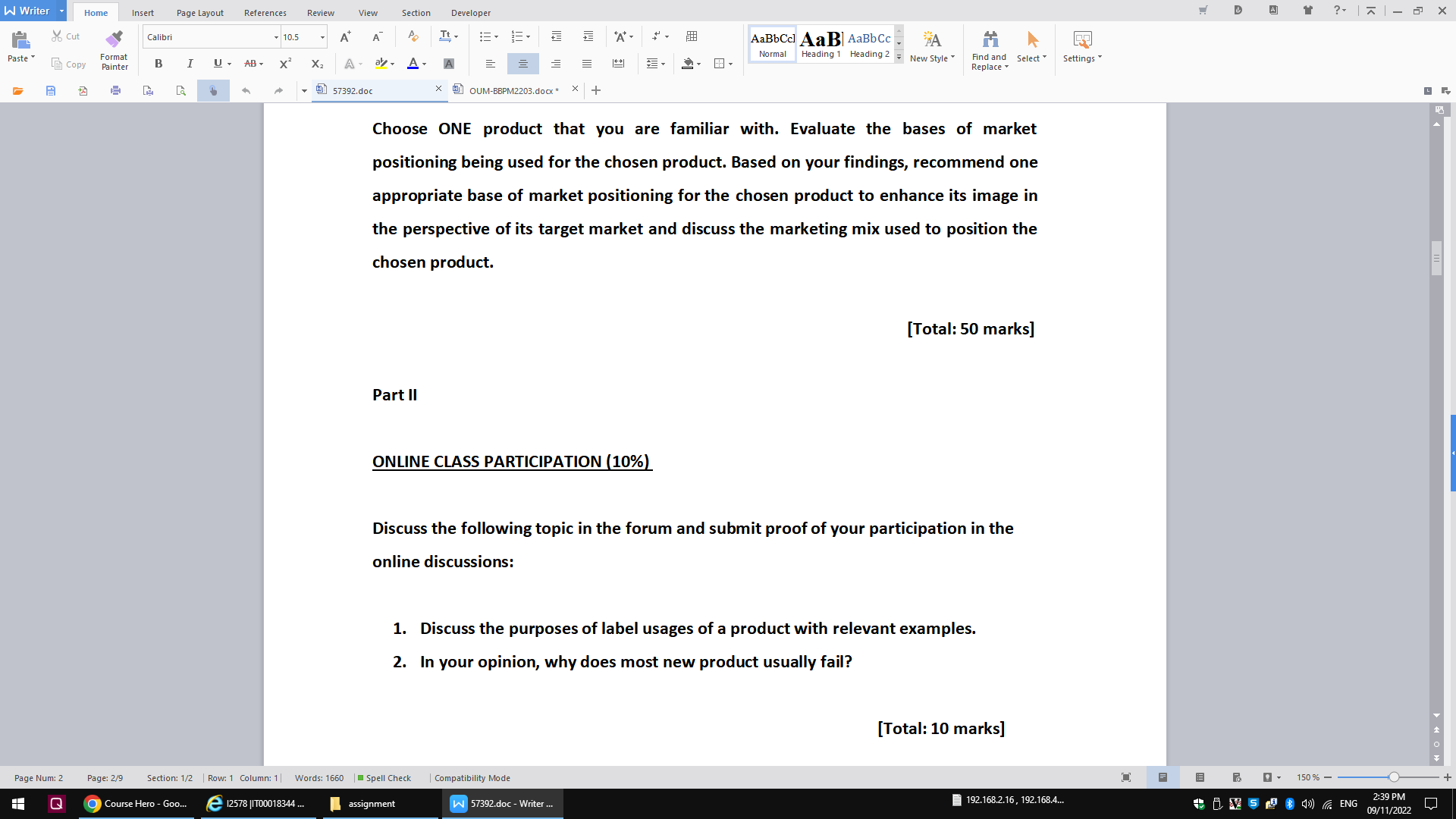 D do Cut Calibri 10.5 A It AaBbCc Aa Bl AaBbCc PA