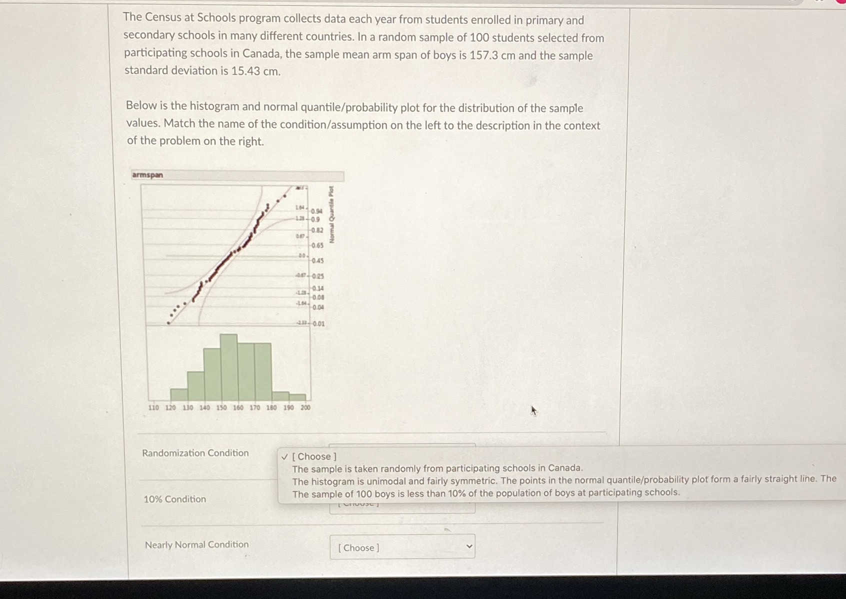  The Census at Schools program collects data each year from students