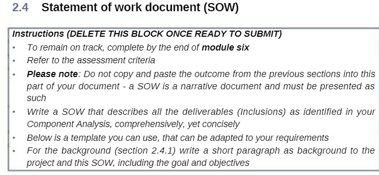 READY TO SUBMIT) To remain on track, complete by the end of