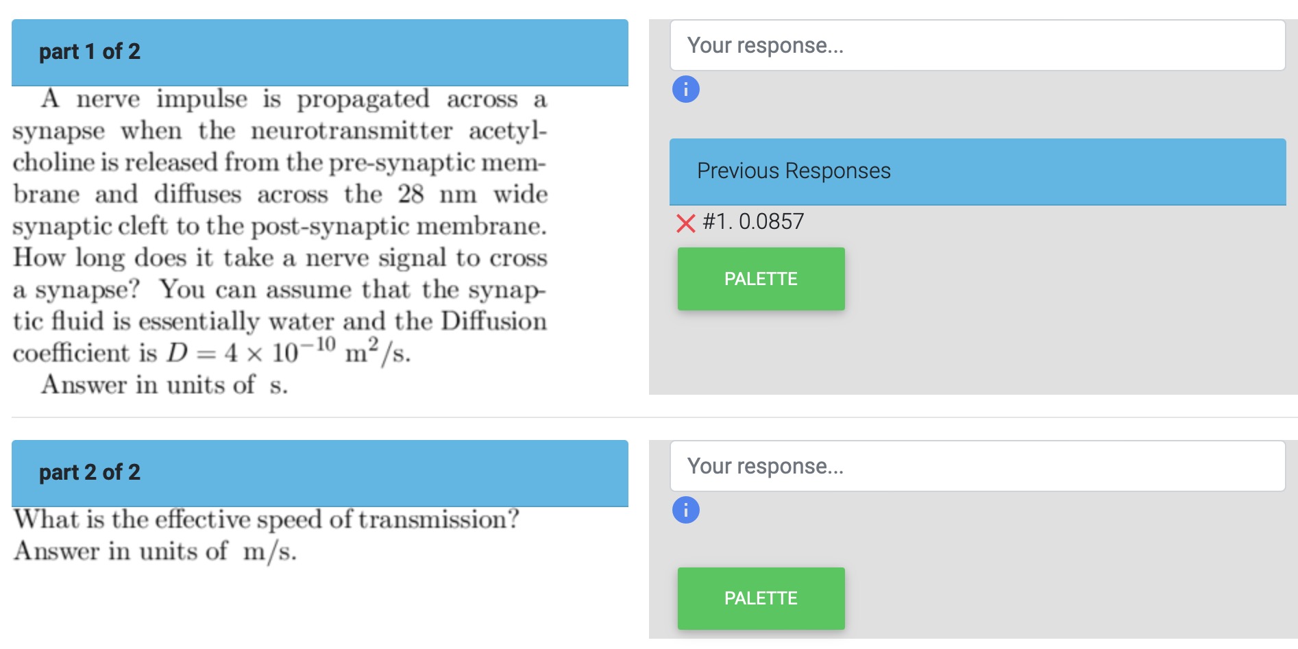 Boltzmann's constant is 1.38066 x 10'23 J /K. x #1. 5.68 What