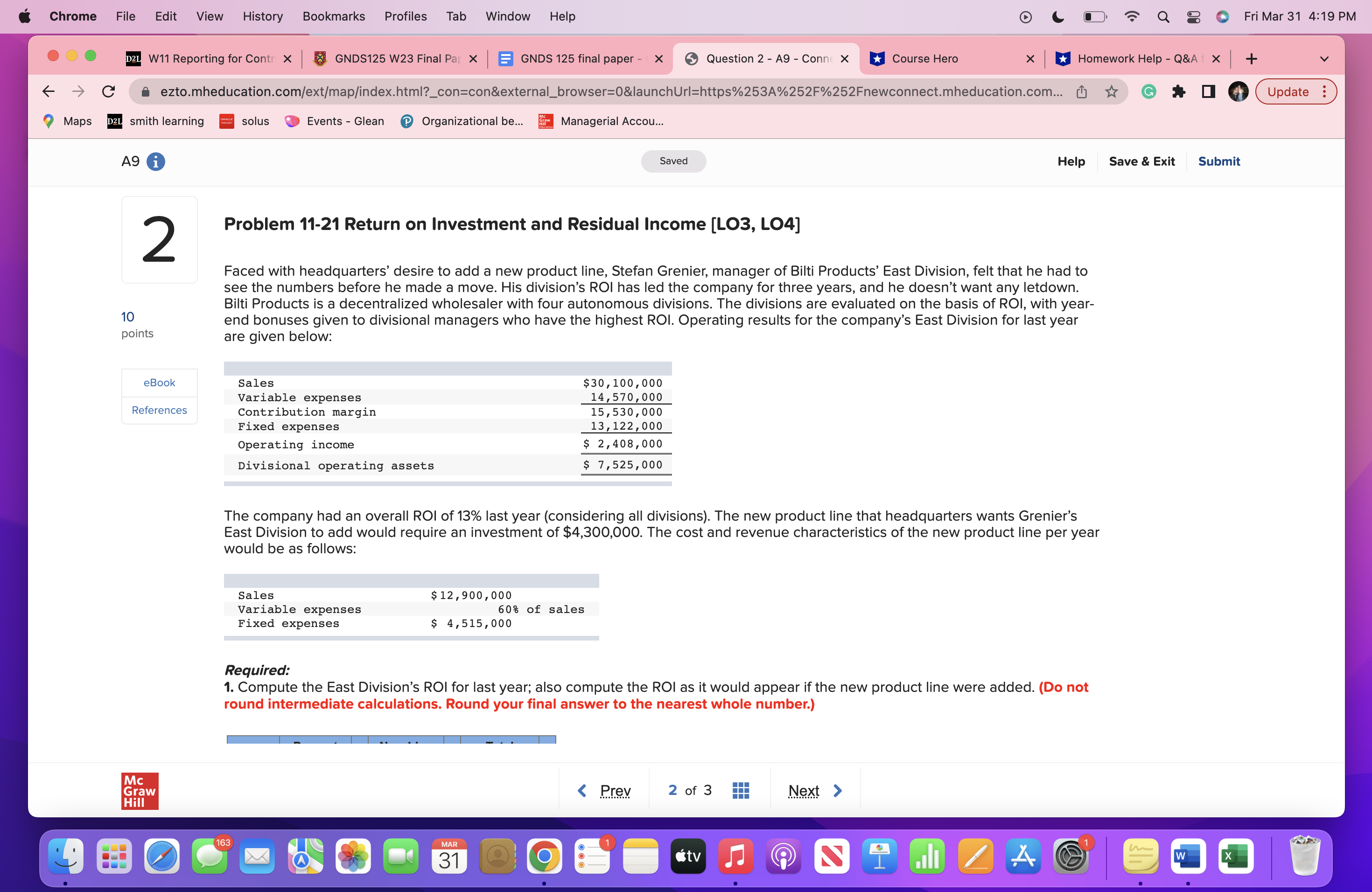 Chrome File Edit View History Bookmarks Profiles Tab Window Help O