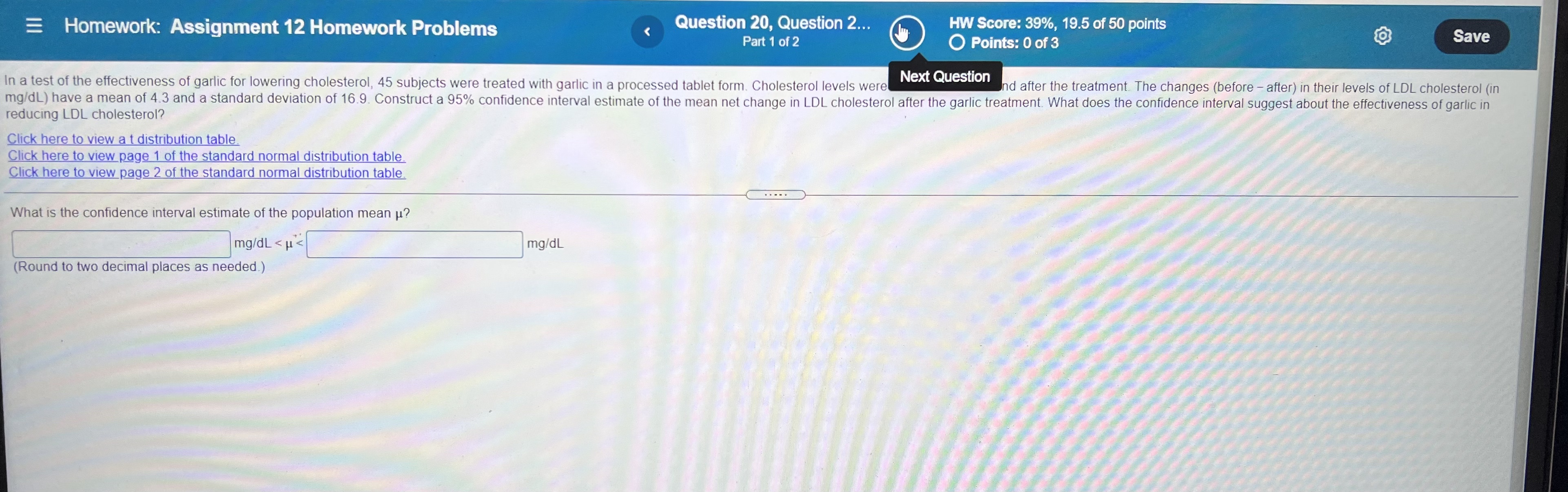  Need help with following problems = Homework: Assignment 12 Homework Problems
