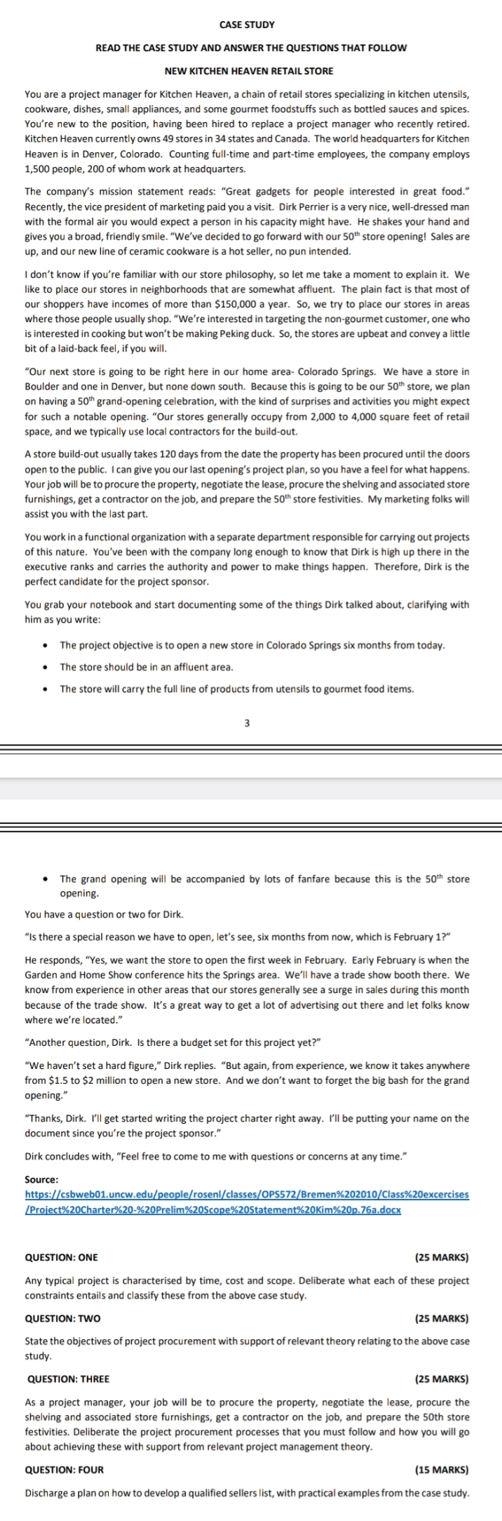 please help me to the project management assignment CASE STUDY READ THE