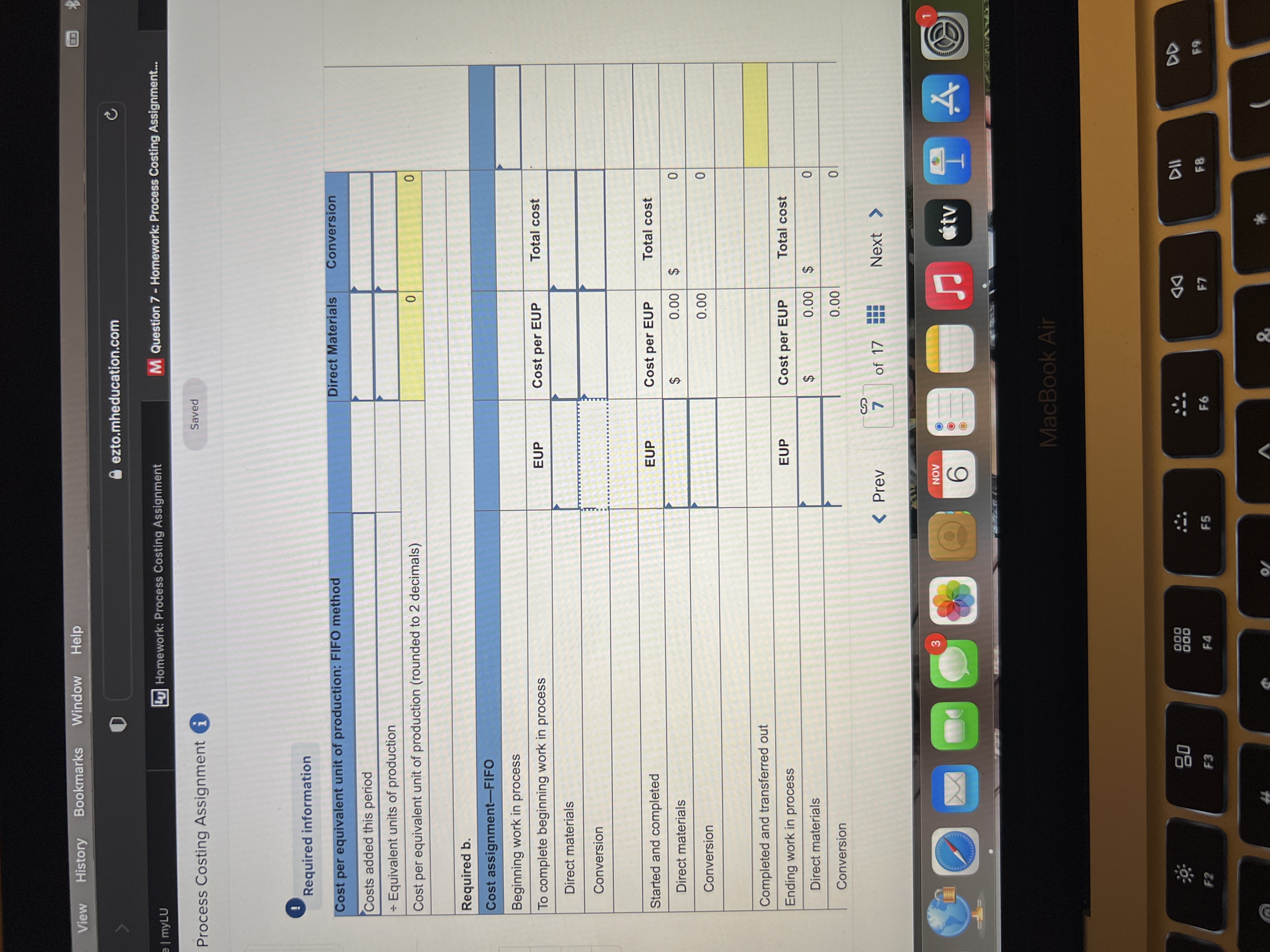 Save & [The following information applies to the questions displayed below.] The