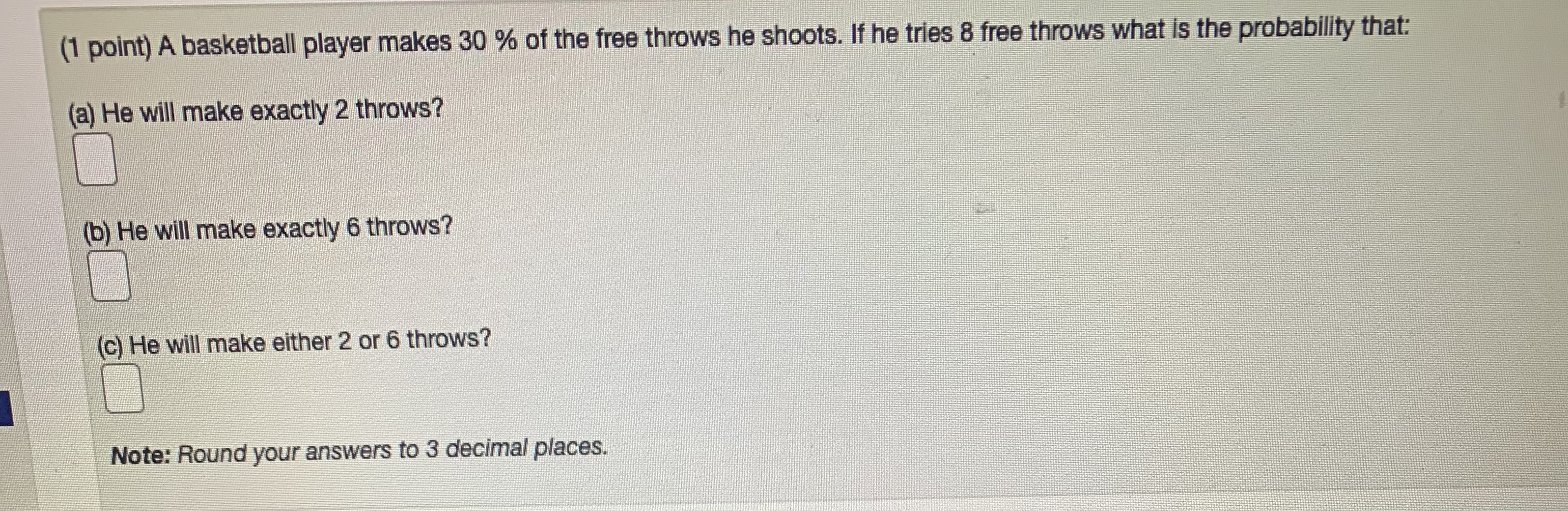 value = (b) What is the standard deviation of the variable? Standard