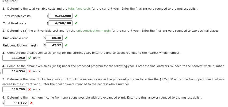 Under Present and Proposed Conditions Darby Company, operating at full capacity, sold