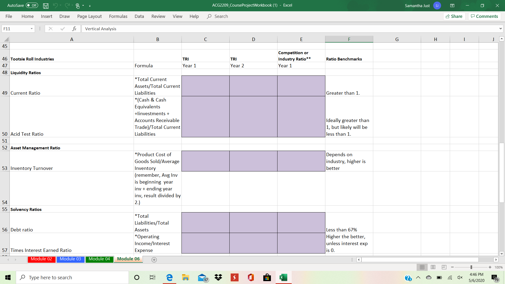 Vertical Analysis Vertical Analysis Horizontal Analysis 23 Balance Sheet Year 1 Year