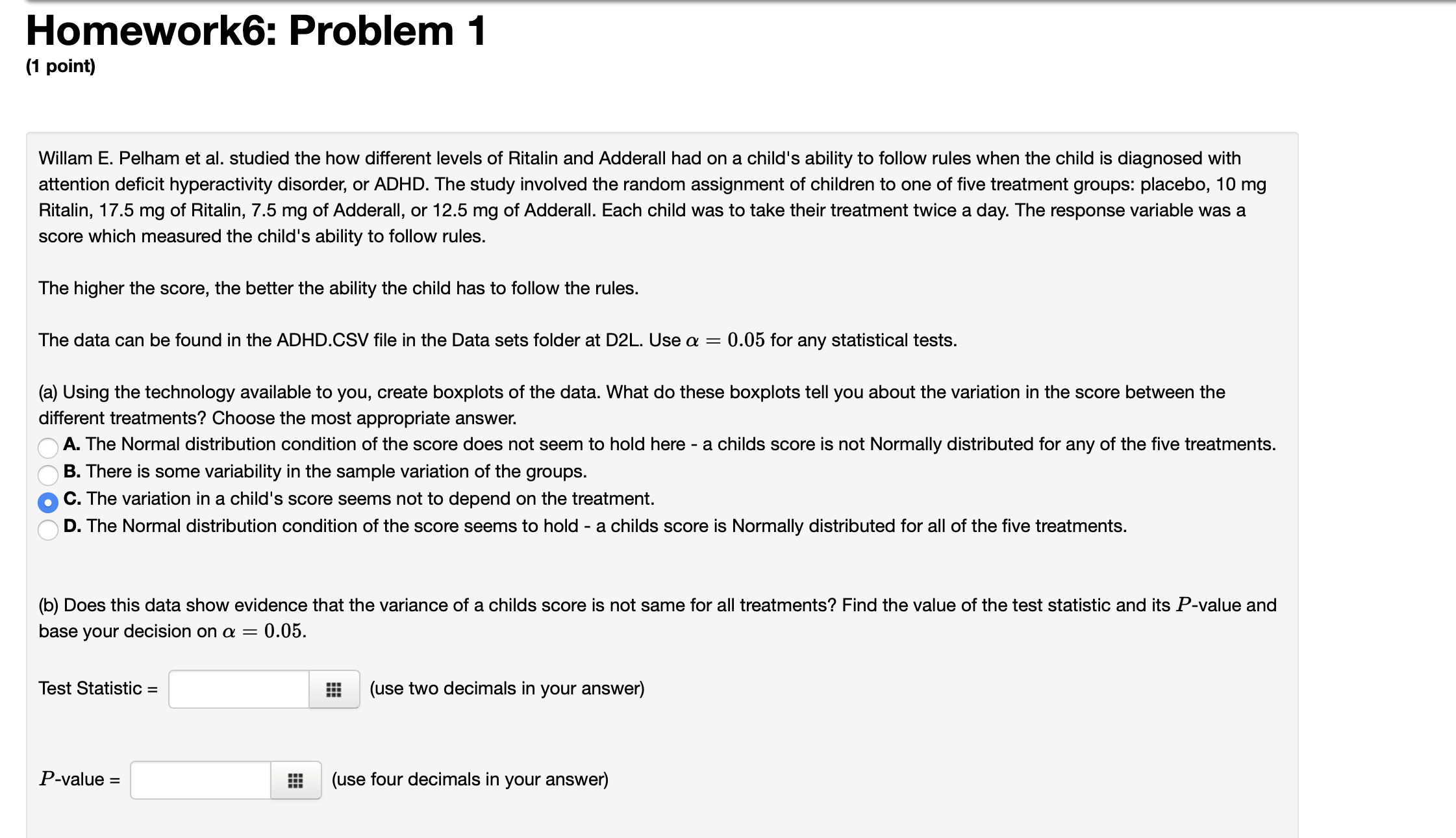 Ritalin and Adderall had on a child's ability to follow rules when