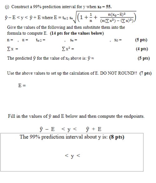 50 55 60 70 y 2500 3550 4250 4900 5400 5500 6900\f(1)