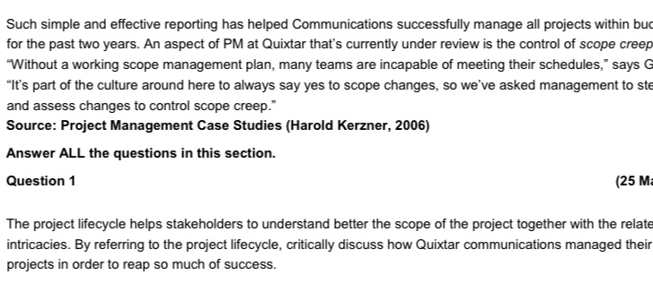  Such simple and effective reporting has helped Communications successfully manage all