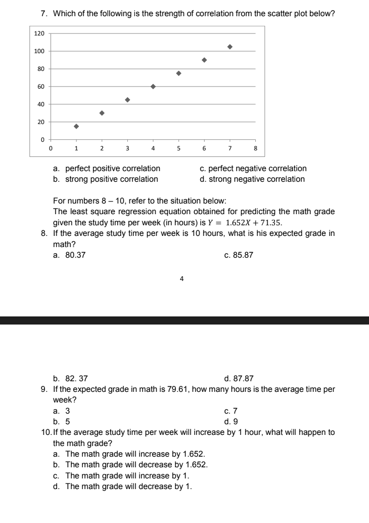 c. variables b. Independent variable d. variation 2. It refers to the