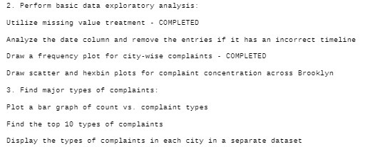 2. Perform basic data exploratory analysis: Utilize missing value treatment -