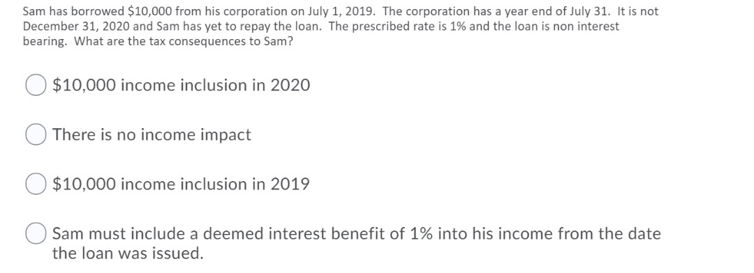 Could you please help me with this question Thanks Sam has borrowed