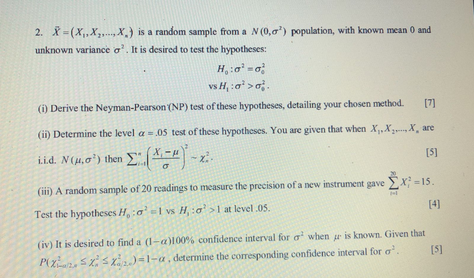 can anyone help with this pleaseeee 2. X - (X,, X2,..., X.