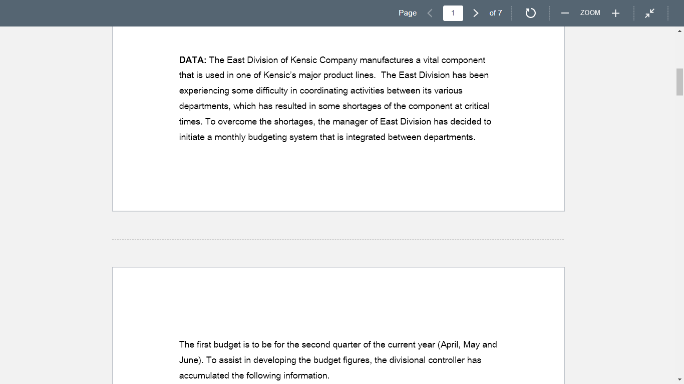 in some shortages of the component at critical times. To overcome the
