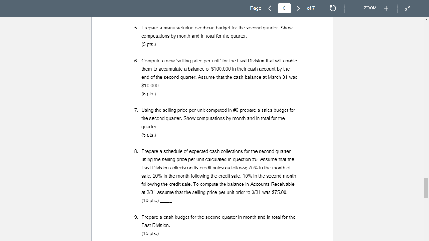 accumulated the following information.Page 2 of 7 ZOOM + accumulated me tonowing