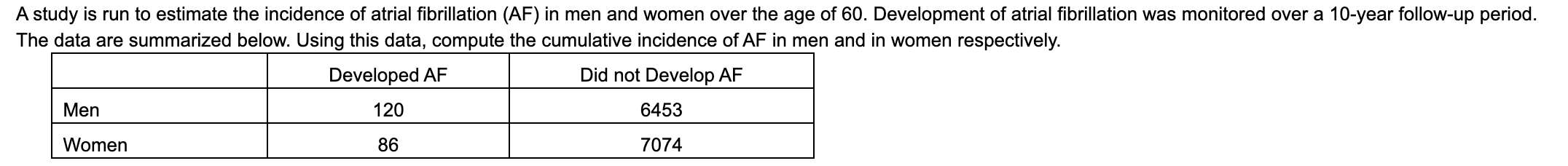 Please show formula used and step by step A study is run