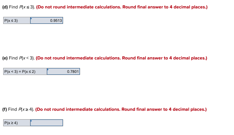  Suppose that x is a binomial random variable with n =