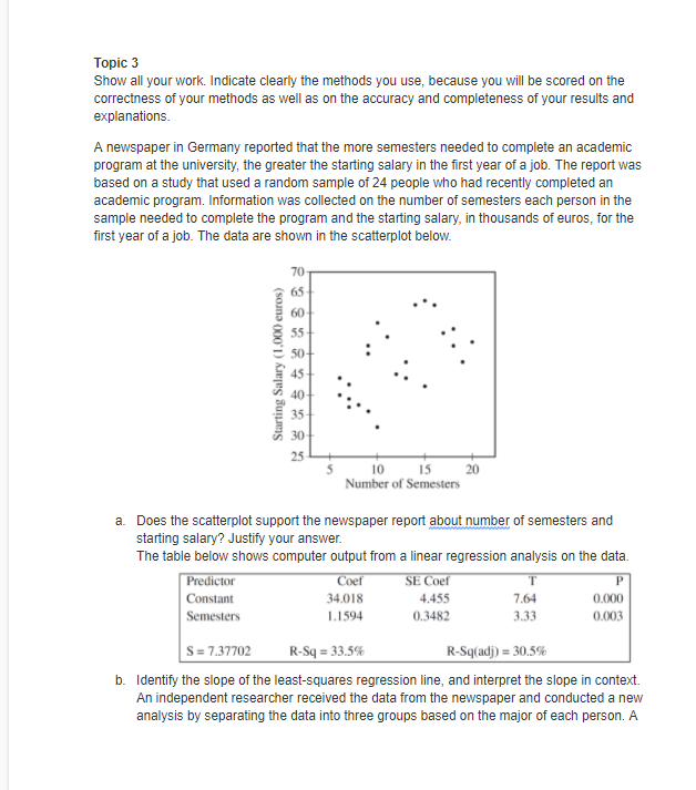use, because you will be scored on the correctness of your methods